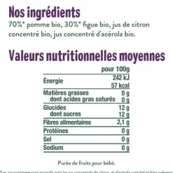 Good Goût compote pomme figue Bio