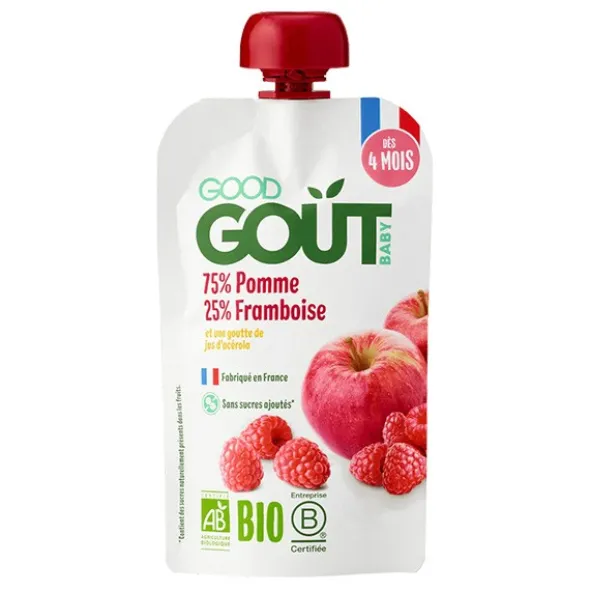 Good Goût Compote Pomme Framboise Bio