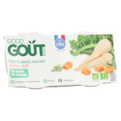 Good Goût mijoté de panais chou kale saumon aneth bio
