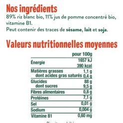 Good Goût Mini-galettes de Riz à la pomme Bio