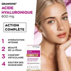 Granions acide hyaluronique 600 mg comprimés