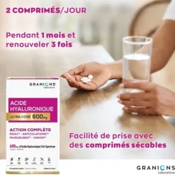 Granions acide hyaluronique 600 mg comprimés