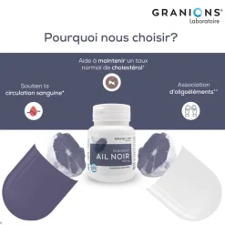 Granions Ail noir 500 mg comprimés