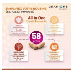 Granions All In One Energie Immunité comprimés