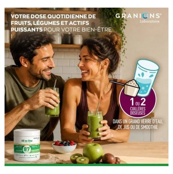 Granions All in One Green Mix Bien être et longévité poudre