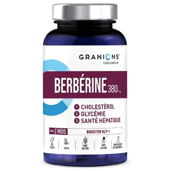 Granions Berbérine 380 mg gélules