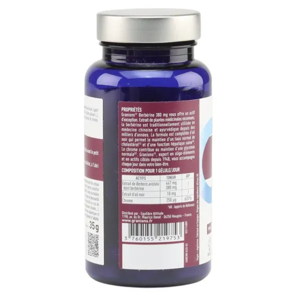 Granions Berbérine 380 mg gélules