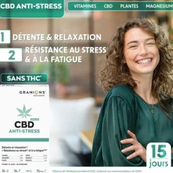 Granions CBD anti stress comprimé