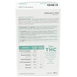 Granions CBD anti stress comprimé
