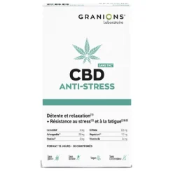 Granions CBD anti stress comprimé