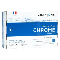 Granions chrome 200 µg ampoules