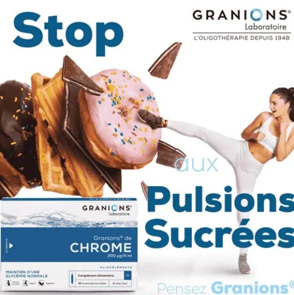 Granions chrome 200 µg ampoules