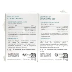 Granions coenzyme Q10 120 mg gélules