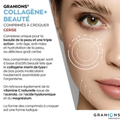 Granions Collagène+ Beauté comprimés cerise