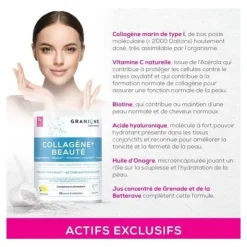 Granions Collagène+ Beauté poudre goût citron