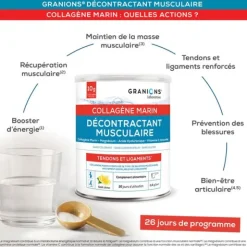 Granions collagène marin décontractant musculaire poudre