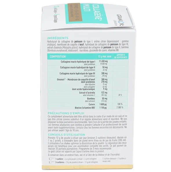 Granions Collagène+ Multi poudre