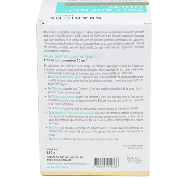 Granions Collagène+ Multi poudre