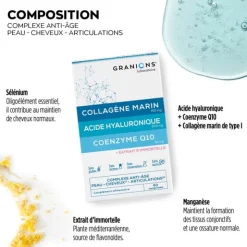 Granions Complexe collagène Acide hyaluronique Q10