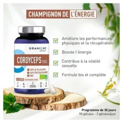 Granions Cordyceps bio 1000 mg gélules