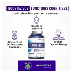 Granions Créatine monohydrate 3000 mg gélules
