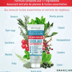 Granions Décontractant musculaire Gel anti-douleur