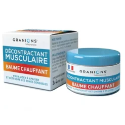 Granions décontractant musculaire baume chauffant