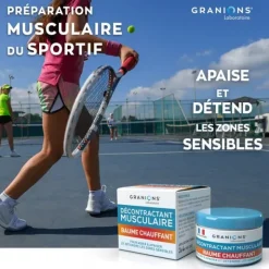 Granions décontractant musculaire baume chauffant