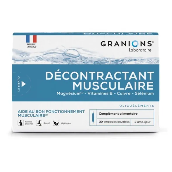 Granions Décontractant Musculaire ampoules