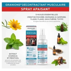 Granions Décontractant musculaire spray apaisant