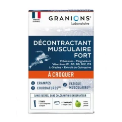 Granions Décontractant musculaire Fort comprimés à croquer