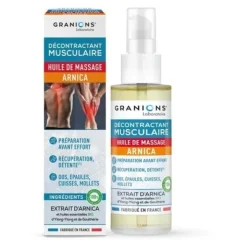 Granions Décontractant musculaire Huile de massage Arnica