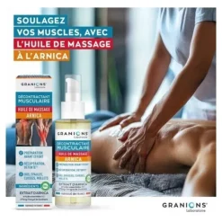 Granions Décontractant musculaire Huile de massage Arnica
