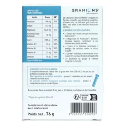 Granions Décontractant musculaire Anti douleur comprimés effervescents