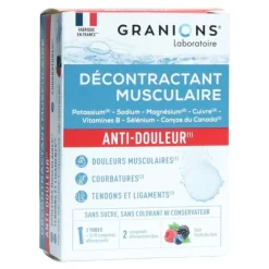 Granions Décontractant musculaire Anti douleur comprimés effervescents