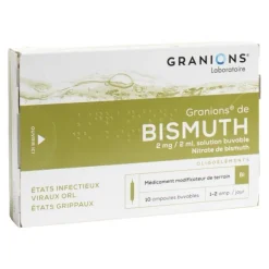 Granions de Bismuth ampoules