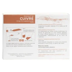 Granions de Cuivre ampoule