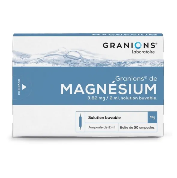 Granions de magnésium ampoules