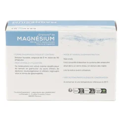 Granions de magnésium ampoules