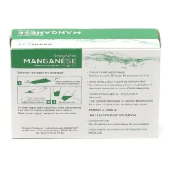 Granions de Manganèse ampoules
