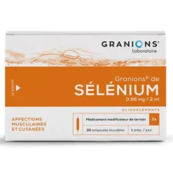 Granions de Sélénium ampoules