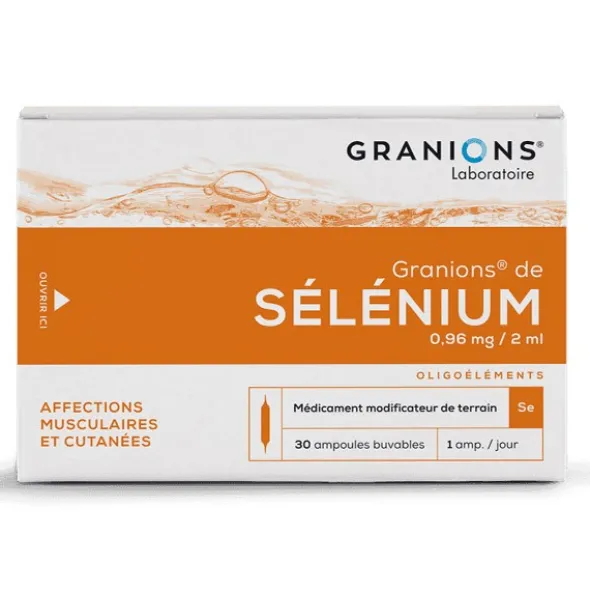 Granions de Sélénium ampoules