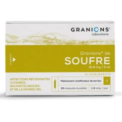 Granions de Soufre ampoules