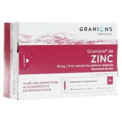 Granions de Zinc ampoules