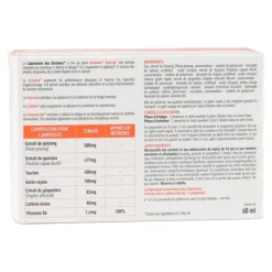 Granions Energie physique et mentale ampoules