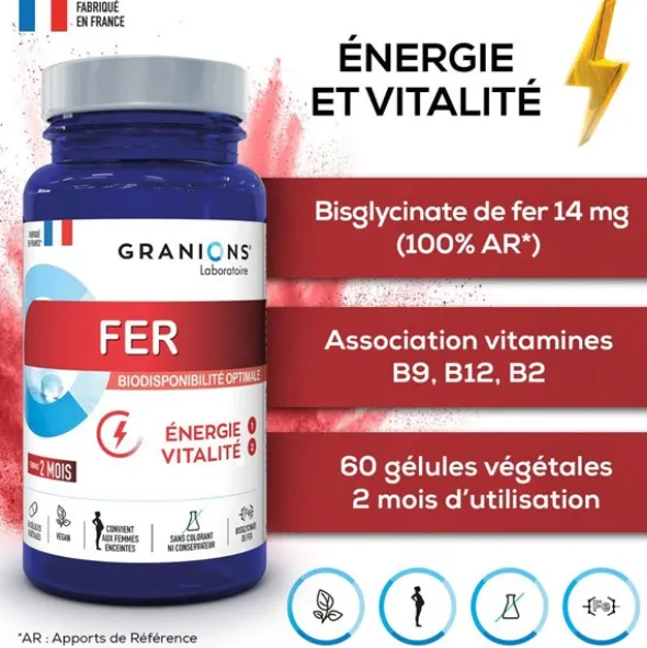 Granions Fer gélules