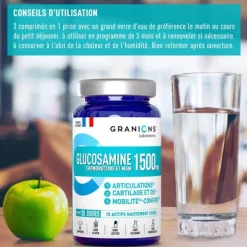 Granions Glucosamine Chondroïtine et MSM 1500 mg comprimés