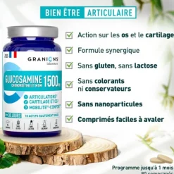 Granions Glucosamine Chondroïtine et MSM 1500 mg comprimés