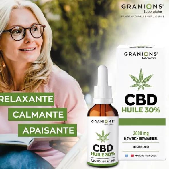 Granions Huile CBD 30 % gouttes