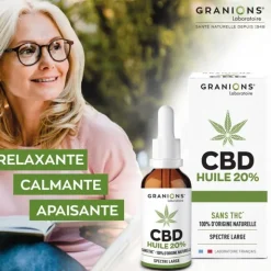 Granions Huile CBD 20 % gouttes